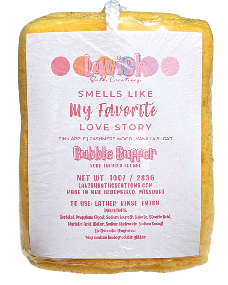 Bubble Buffer Soap Infused Sponge