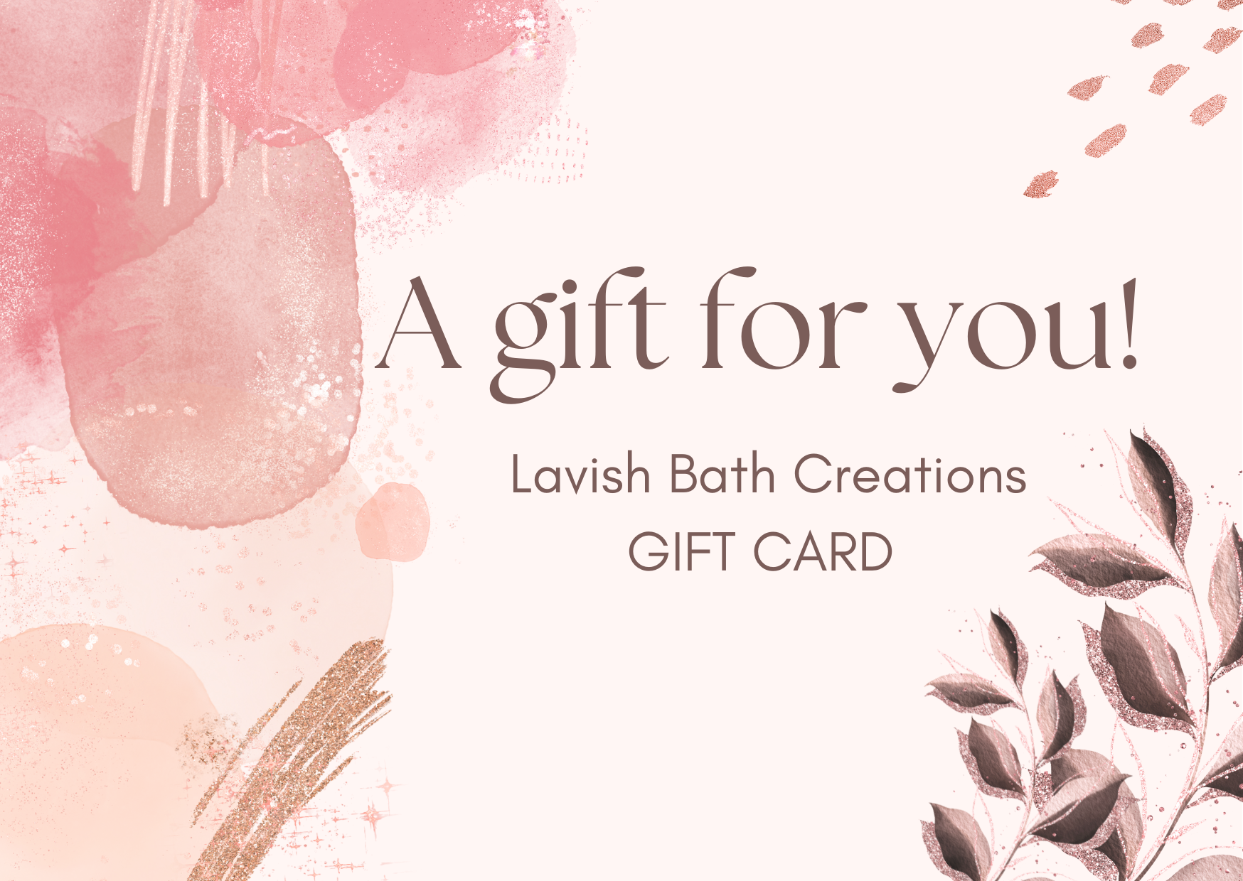 Lavish Bath Creations Gift Card